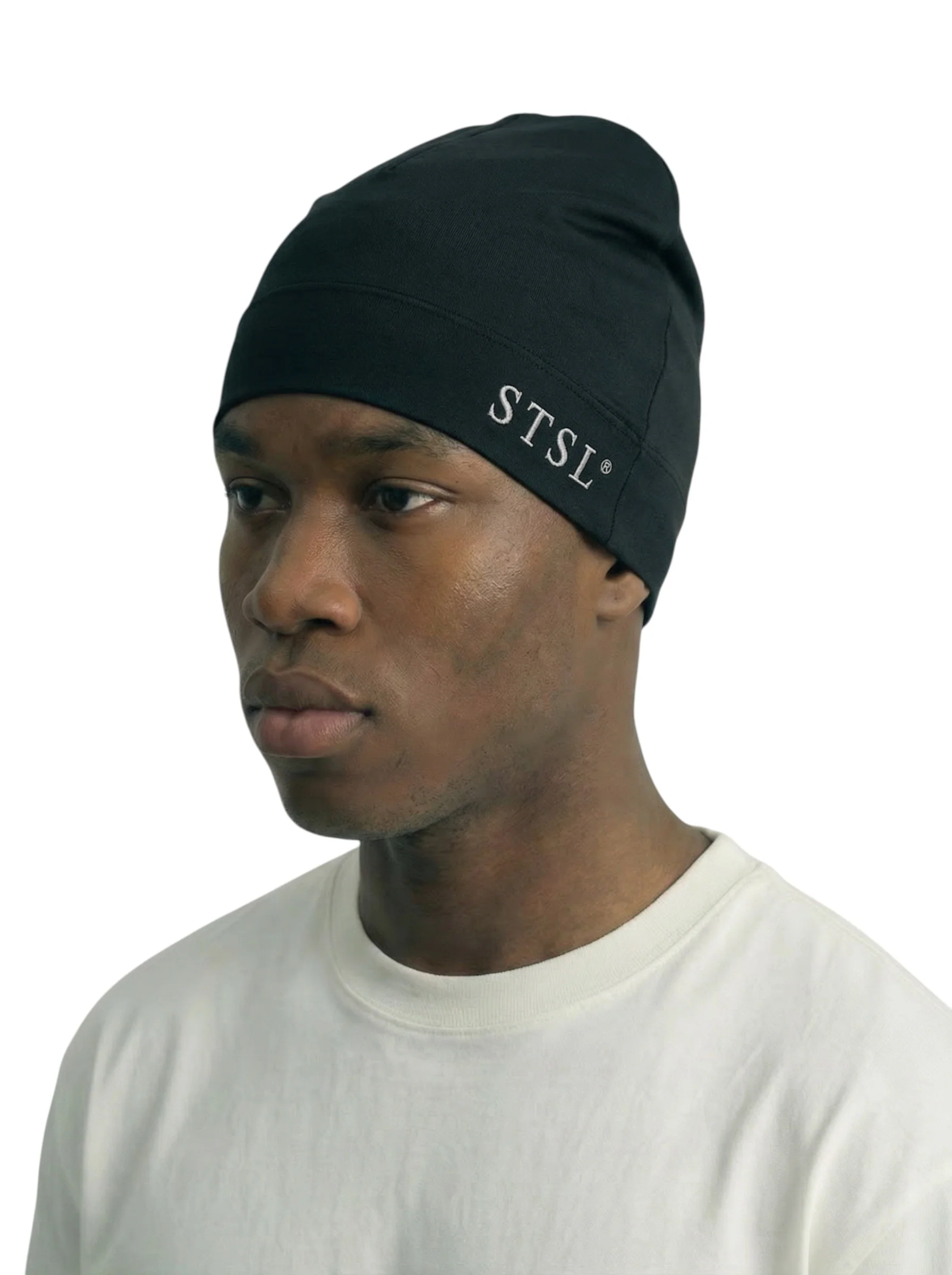 STSL® Performance Beanie – Black (STSL Logo) - Image 3