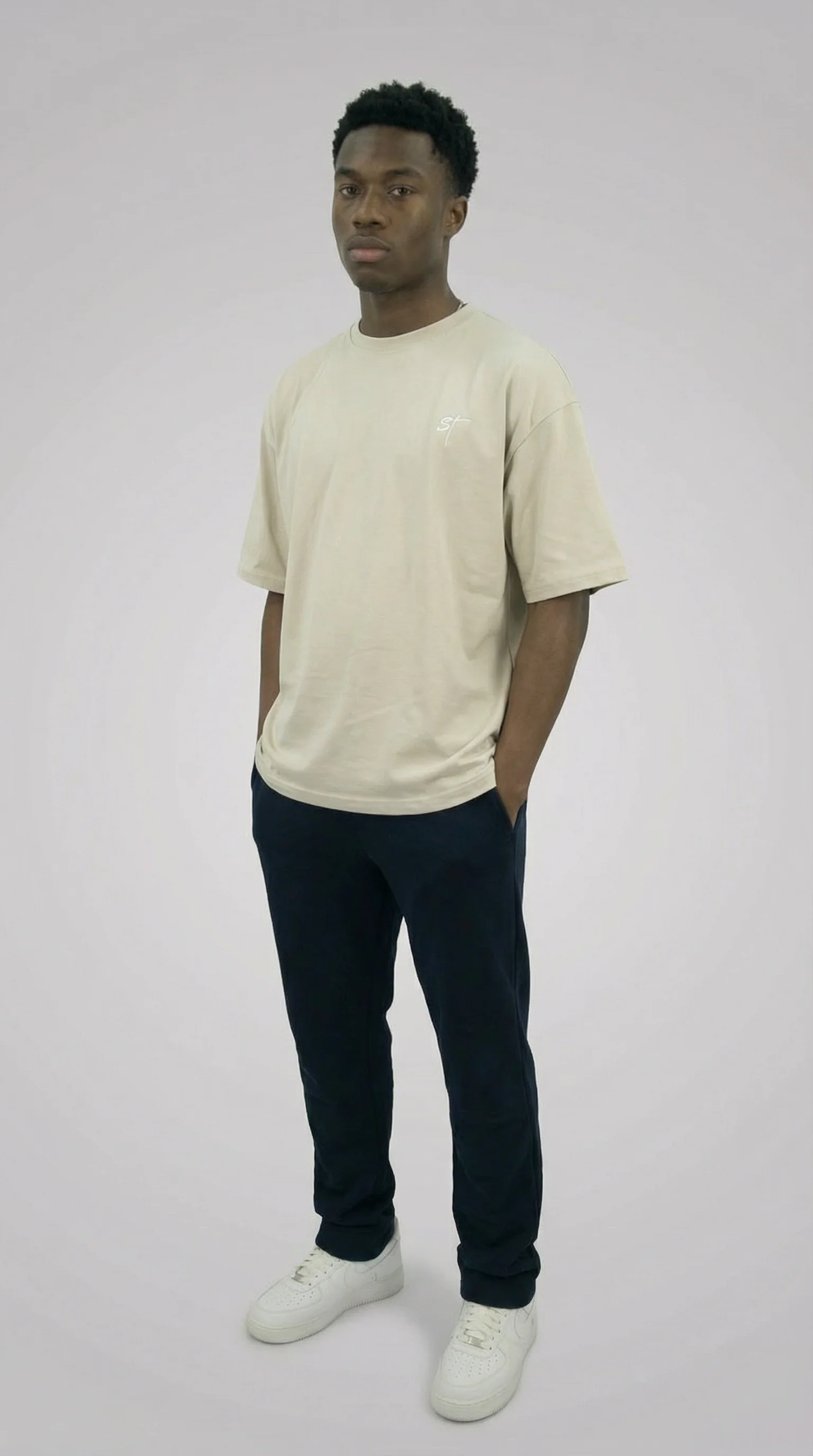 STSL® Heavy Oversize T-Shirt – Chain (220 GSM) - Image 3