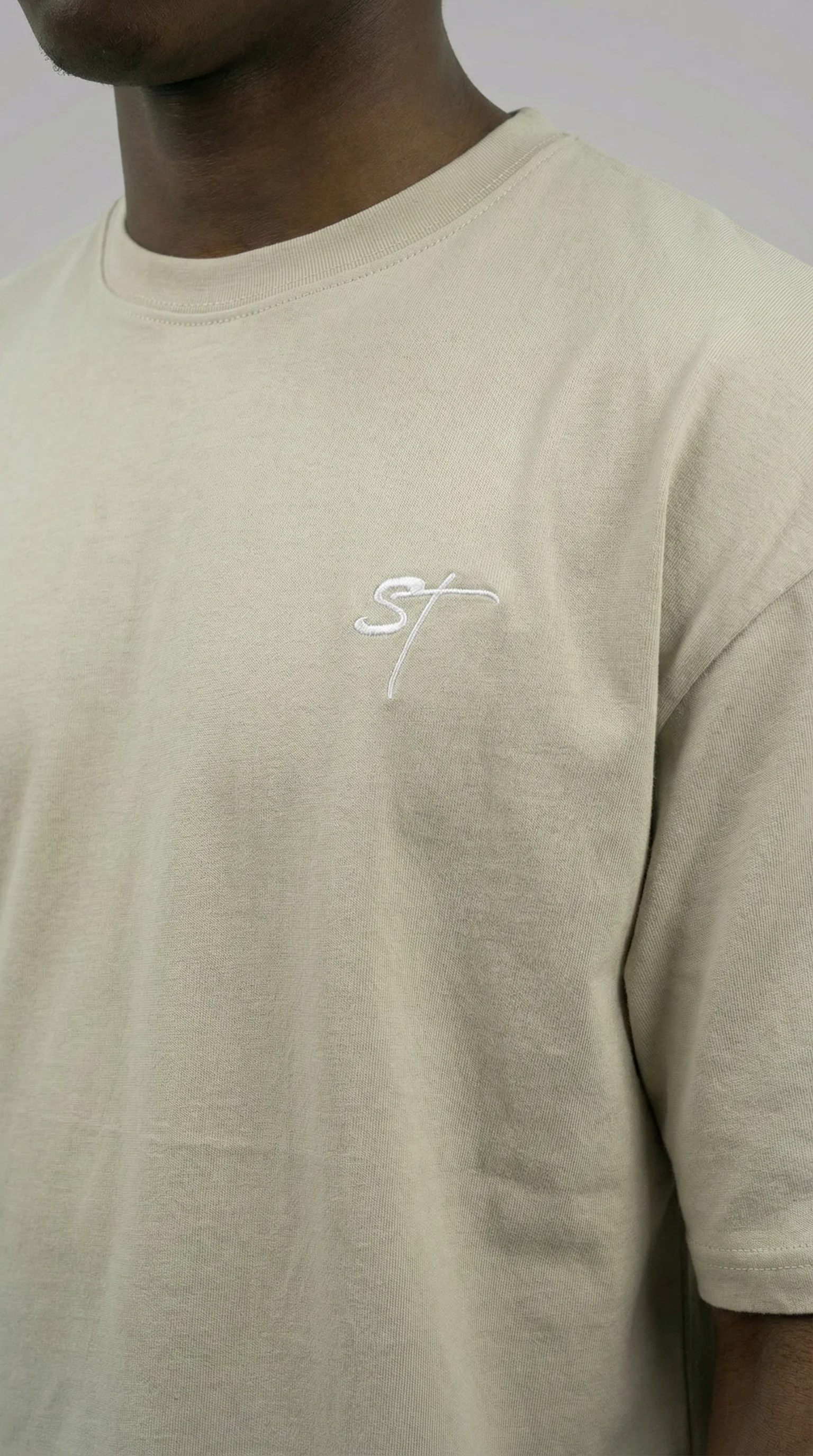 STSL® Heavy Oversize T-Shirt – Chain (220 GSM) - Image 6