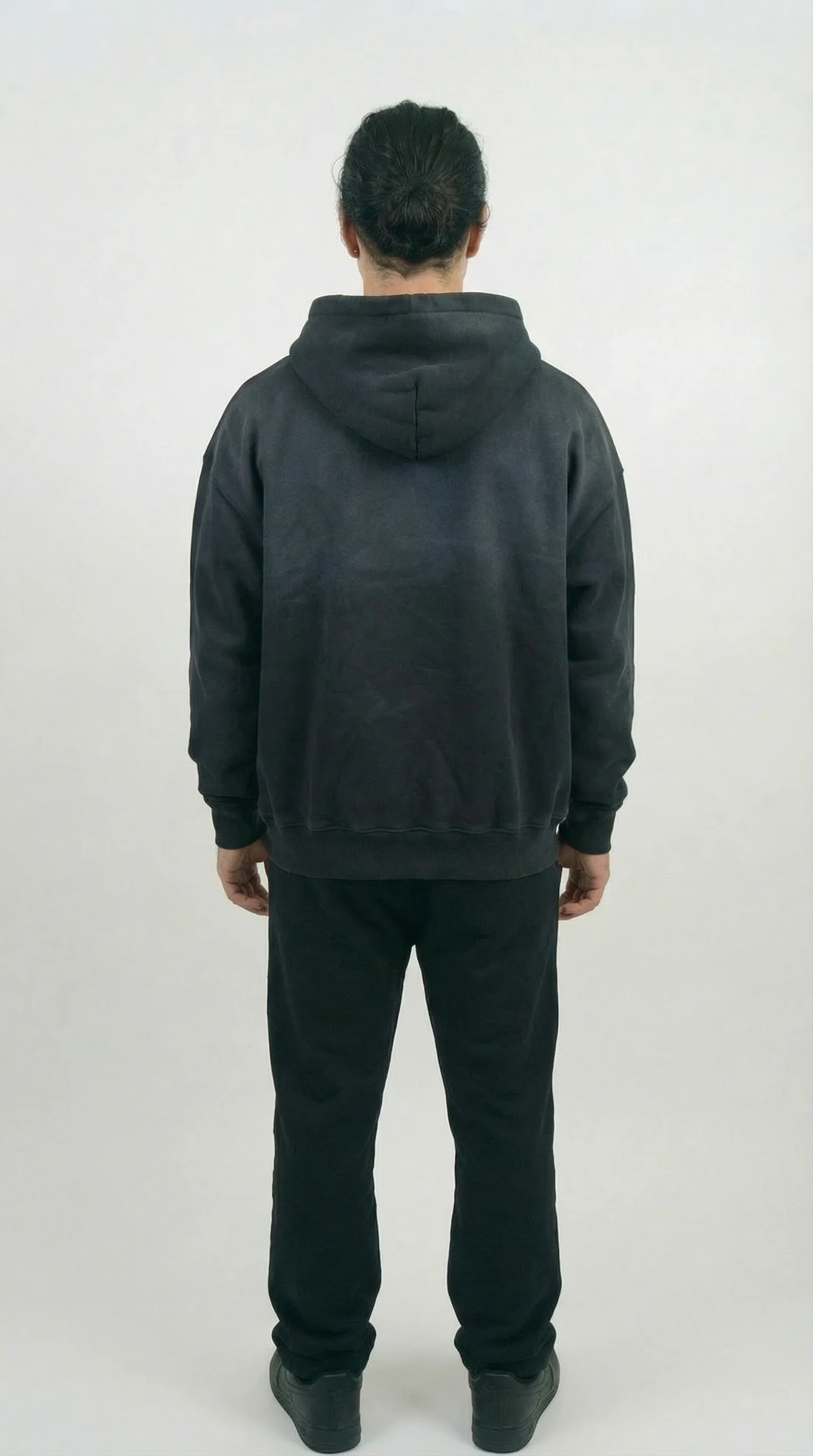 STSL® Heavyweight Hoodie (450 GSM) – Deep Blackout - Image 4