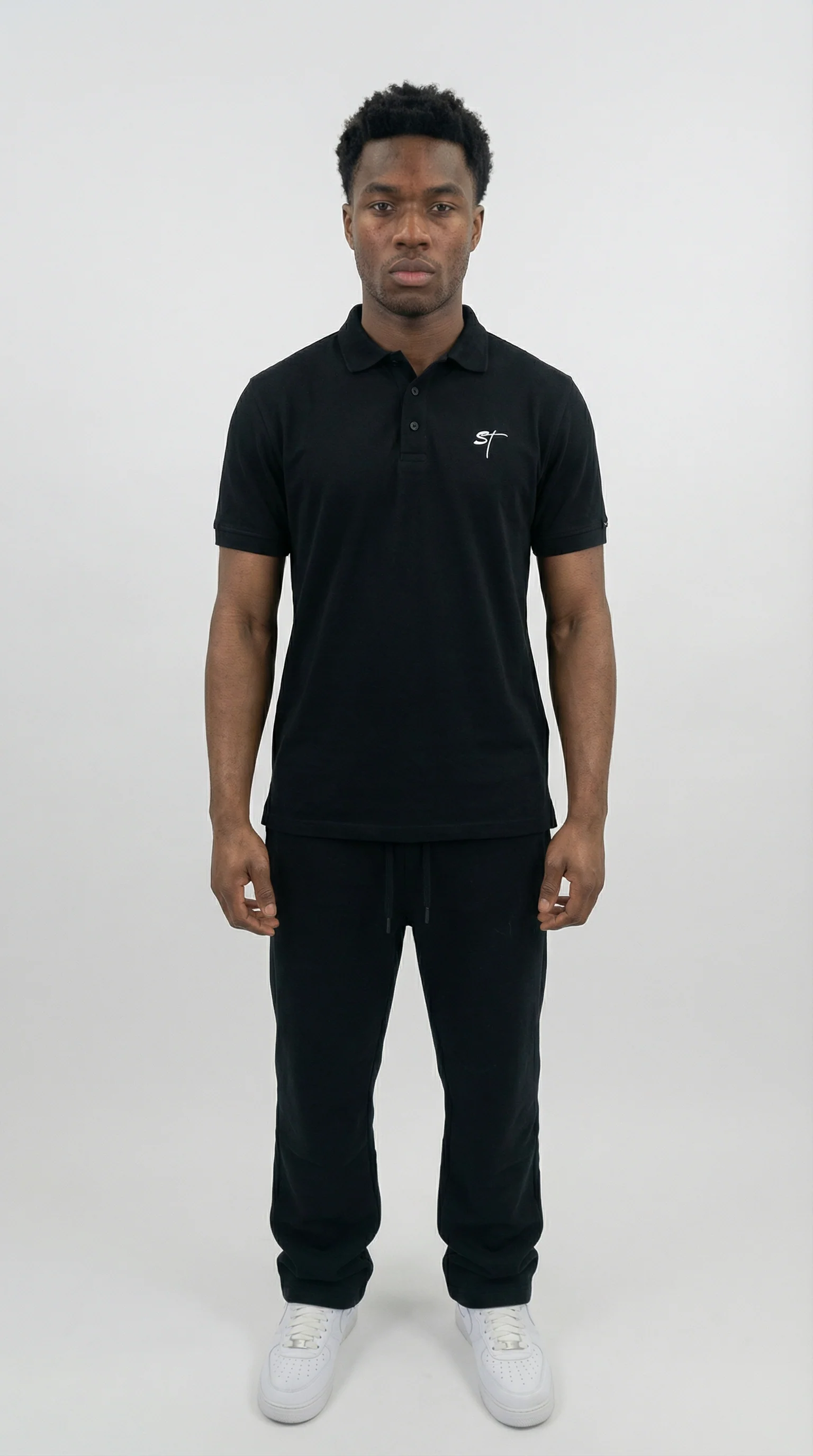 STSL® Polo Shirt – Black - Image 5