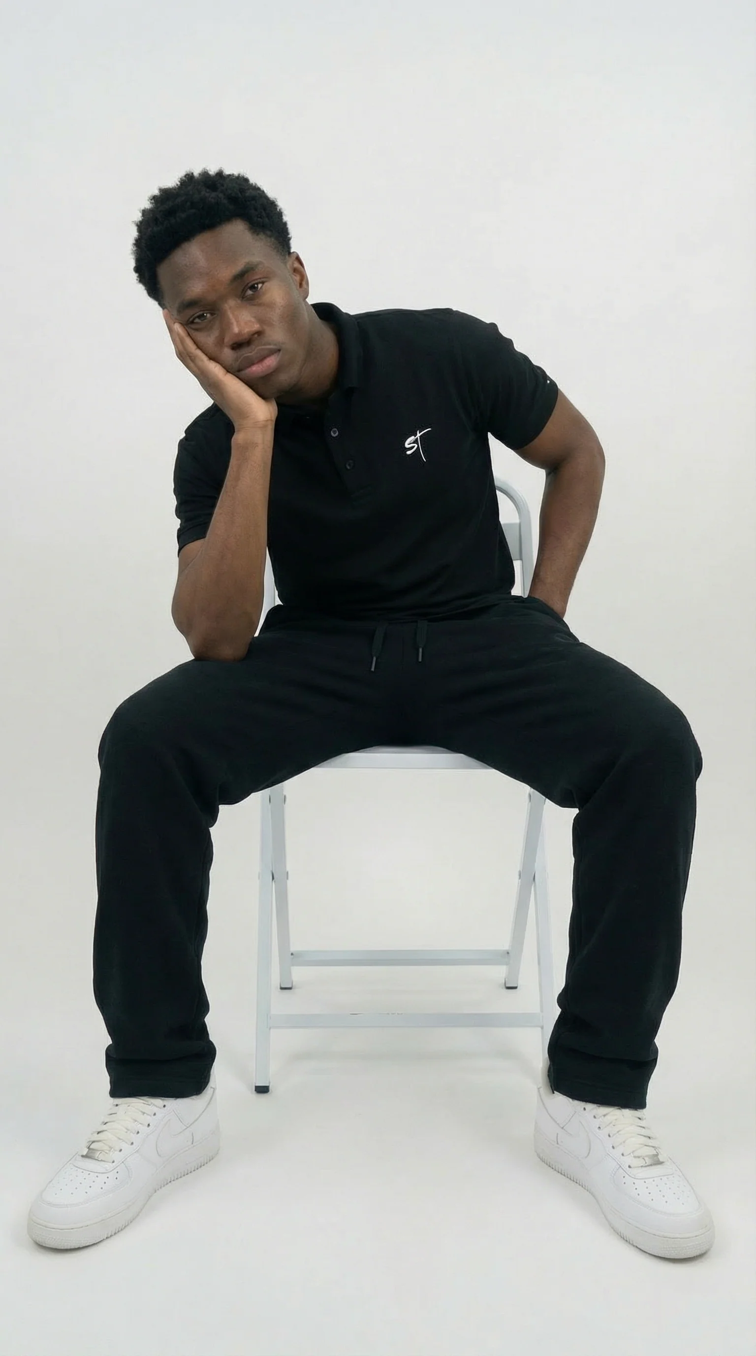 STSL® Polo Shirt – Black - Image 7