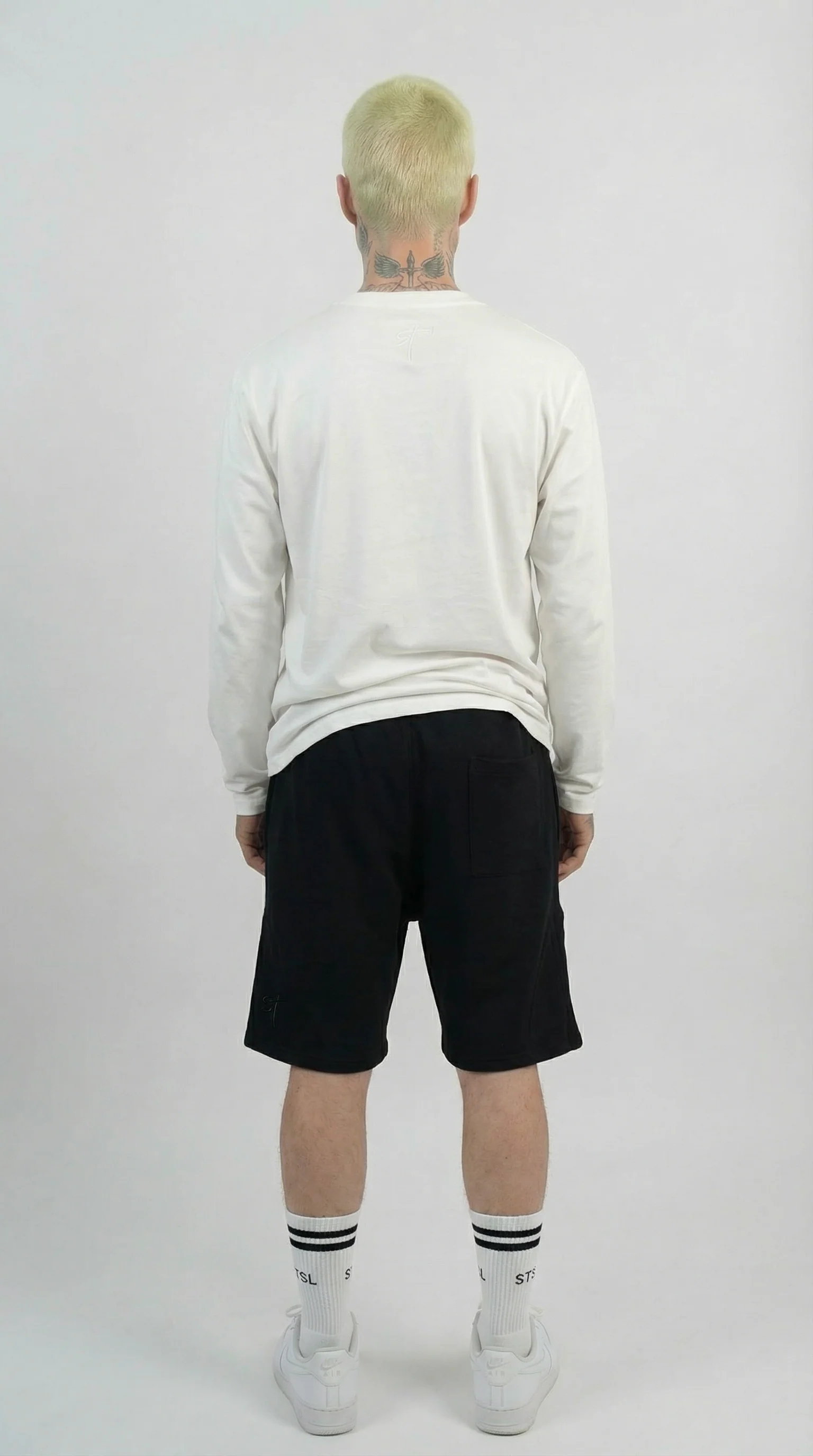 STSL Essential Heavy Shorts – Jet Black - Image 4