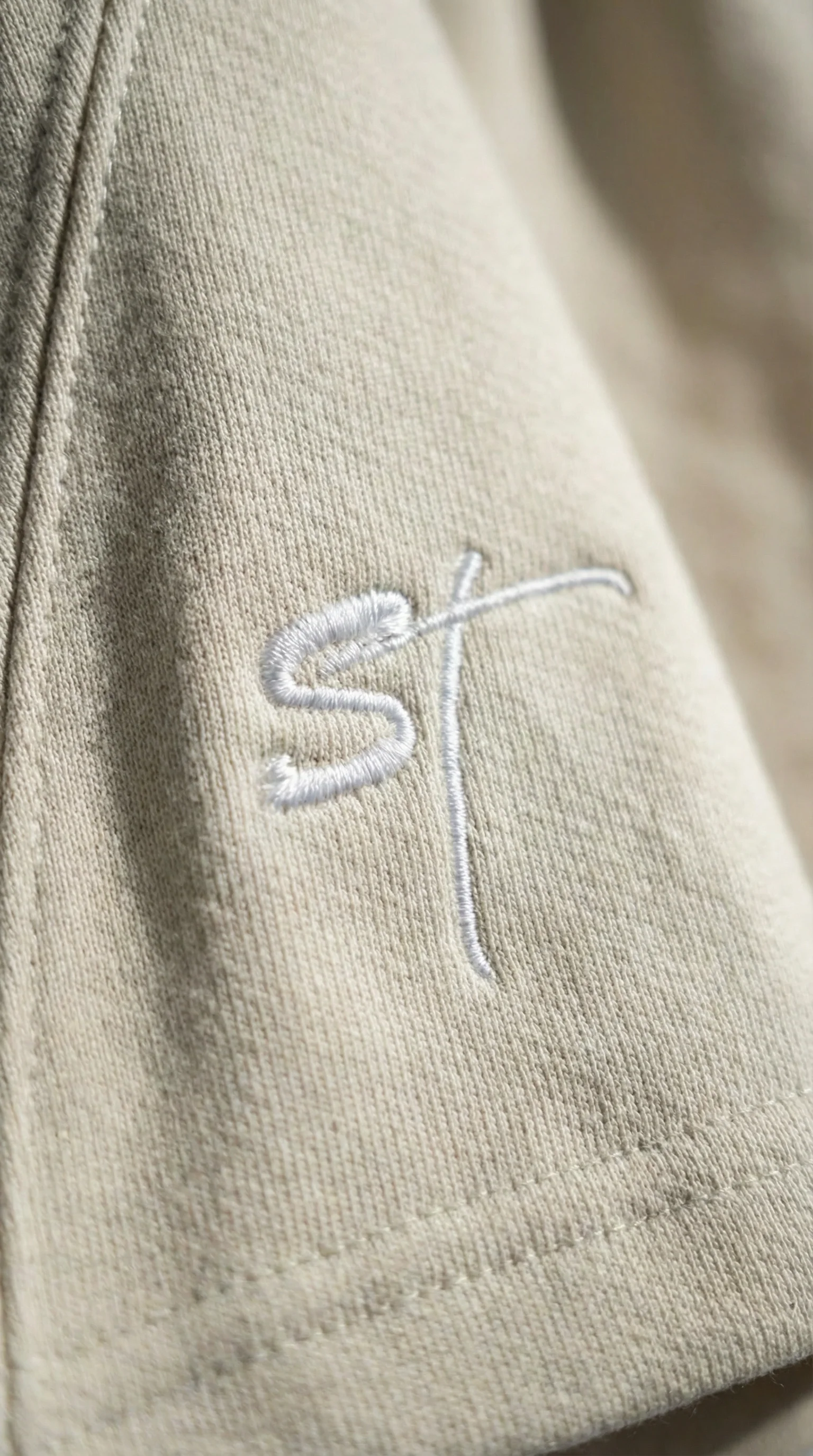 STSL Heavy Washed Shorts – Sand Beige - Image 6