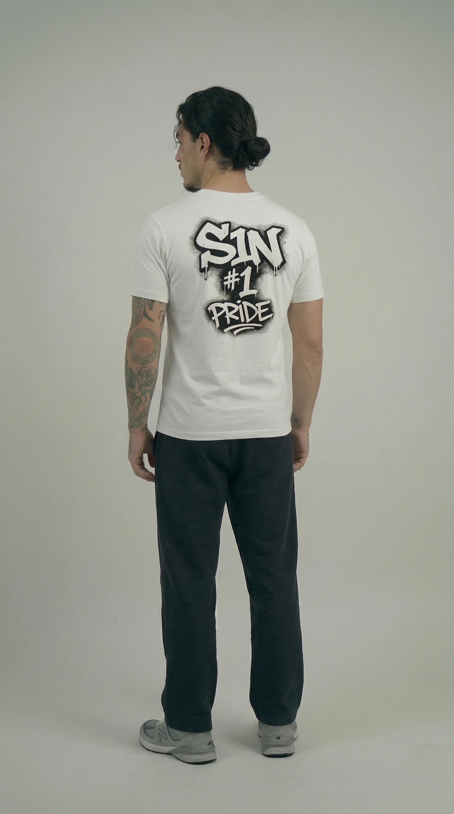 STSL® S1N #1 Pride T-Shirt – White - Image 5