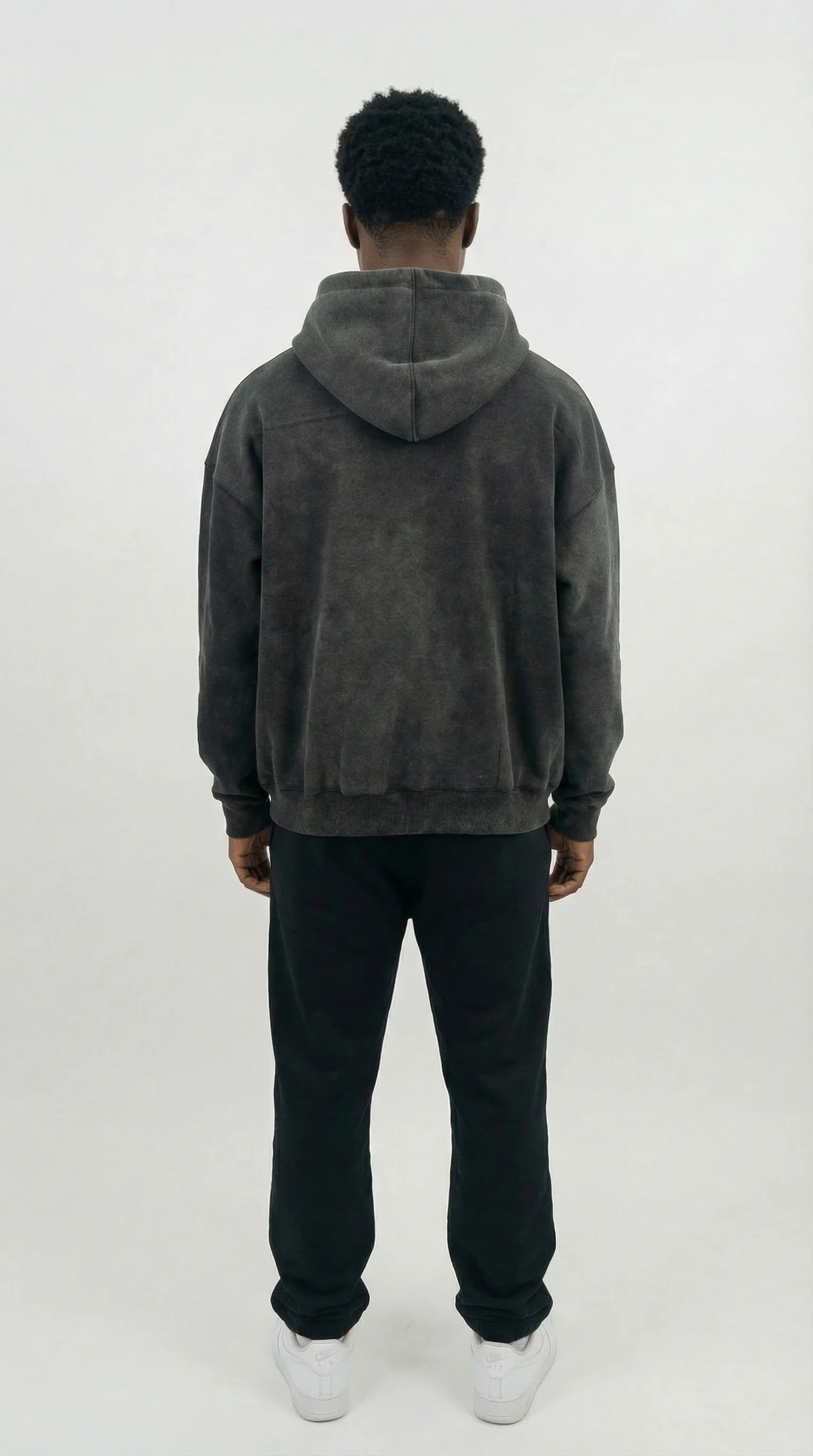 STSL® Hoodie – Fully Washed Black - Image 3