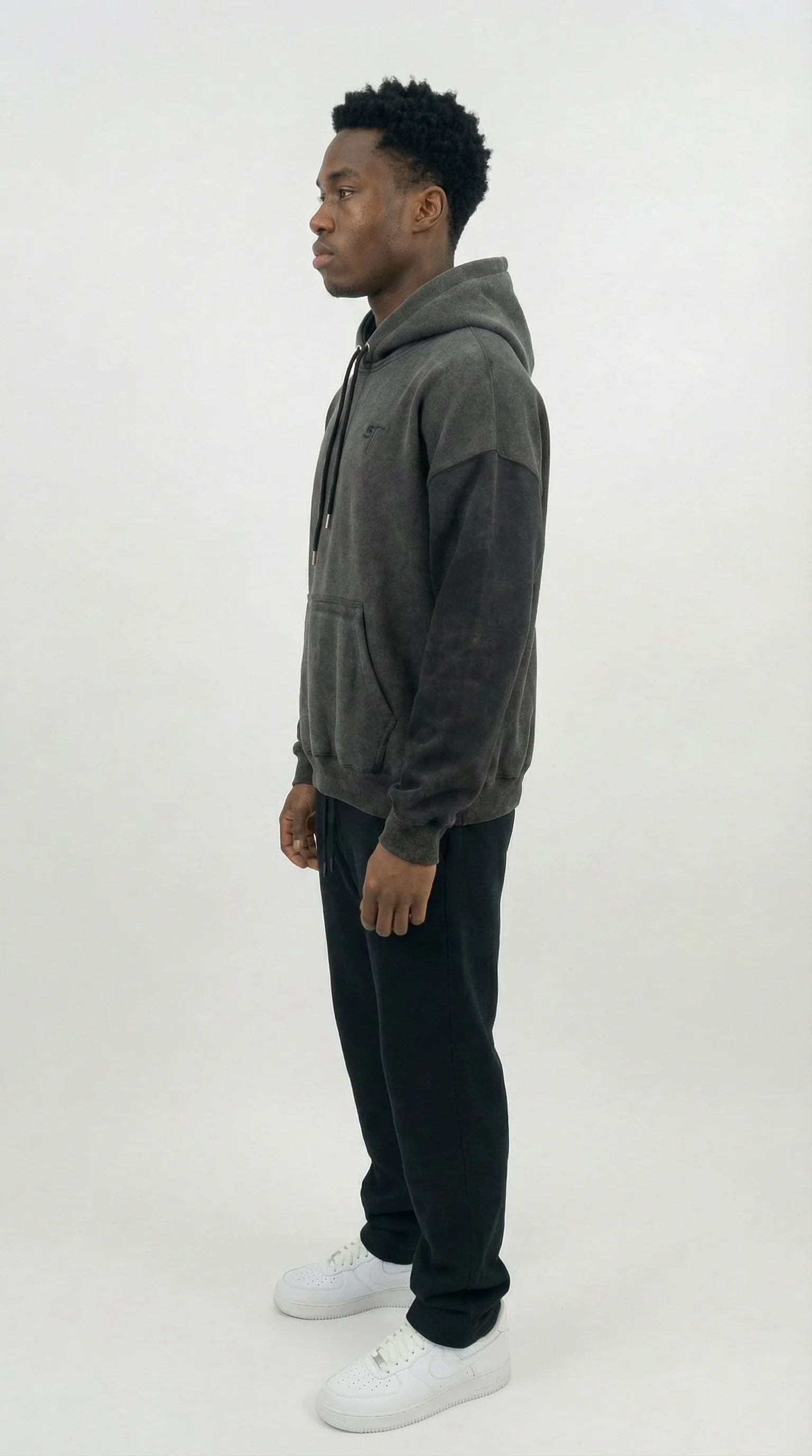 STSL® Hoodie – Fully Washed Black - Image 5