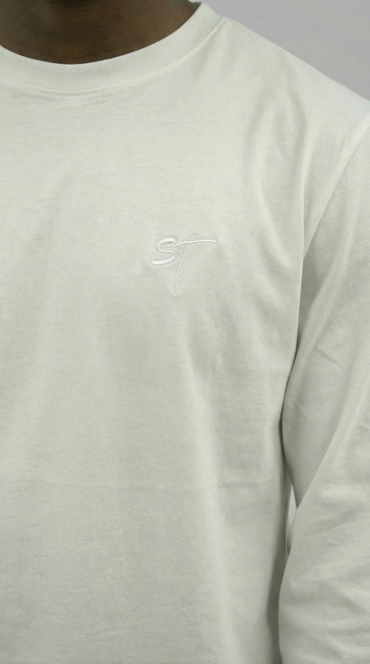 STSL® Longsleeve – White Out (220 GSM) - Image 4