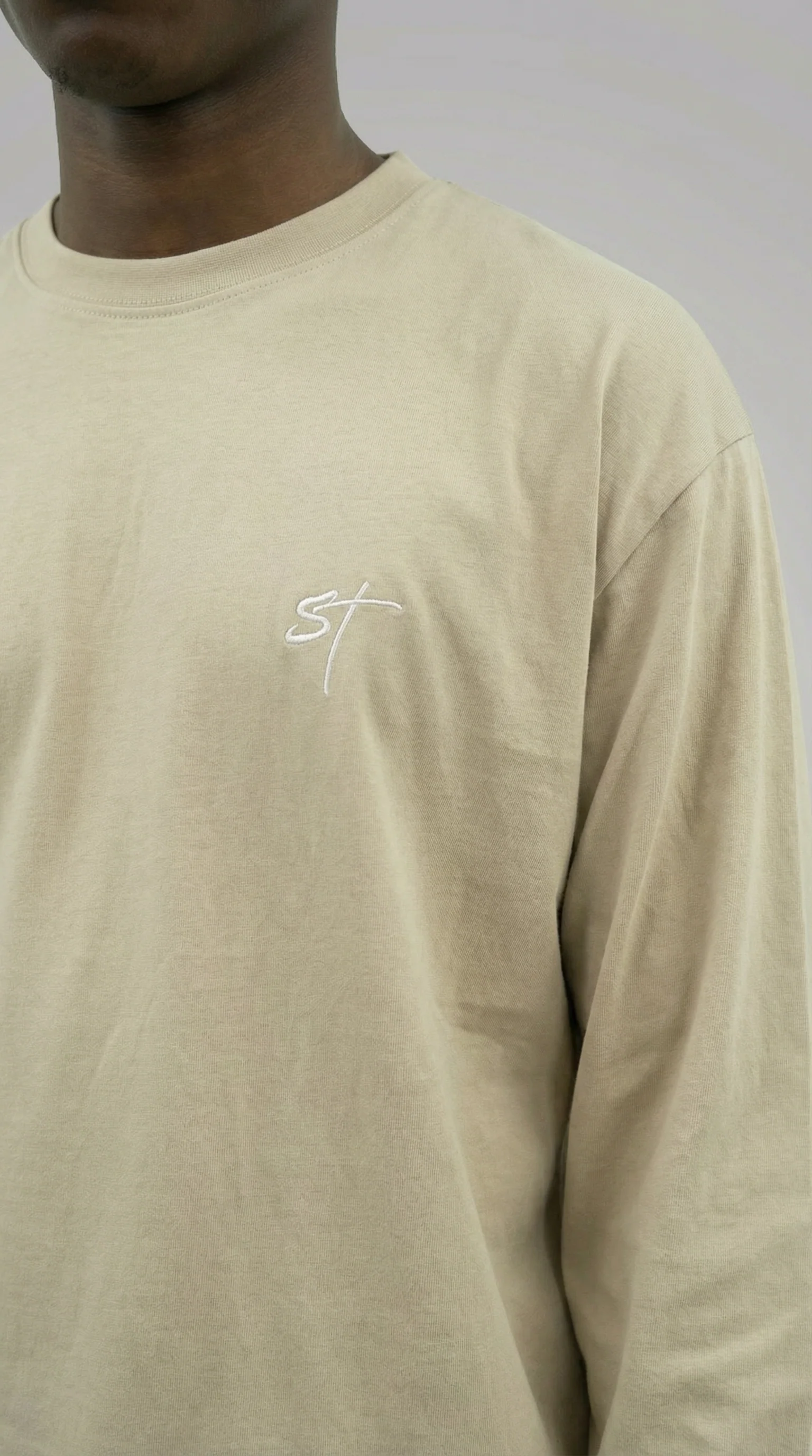 STSL® Longsleeve – Sand (220 GSM) - Image 5
