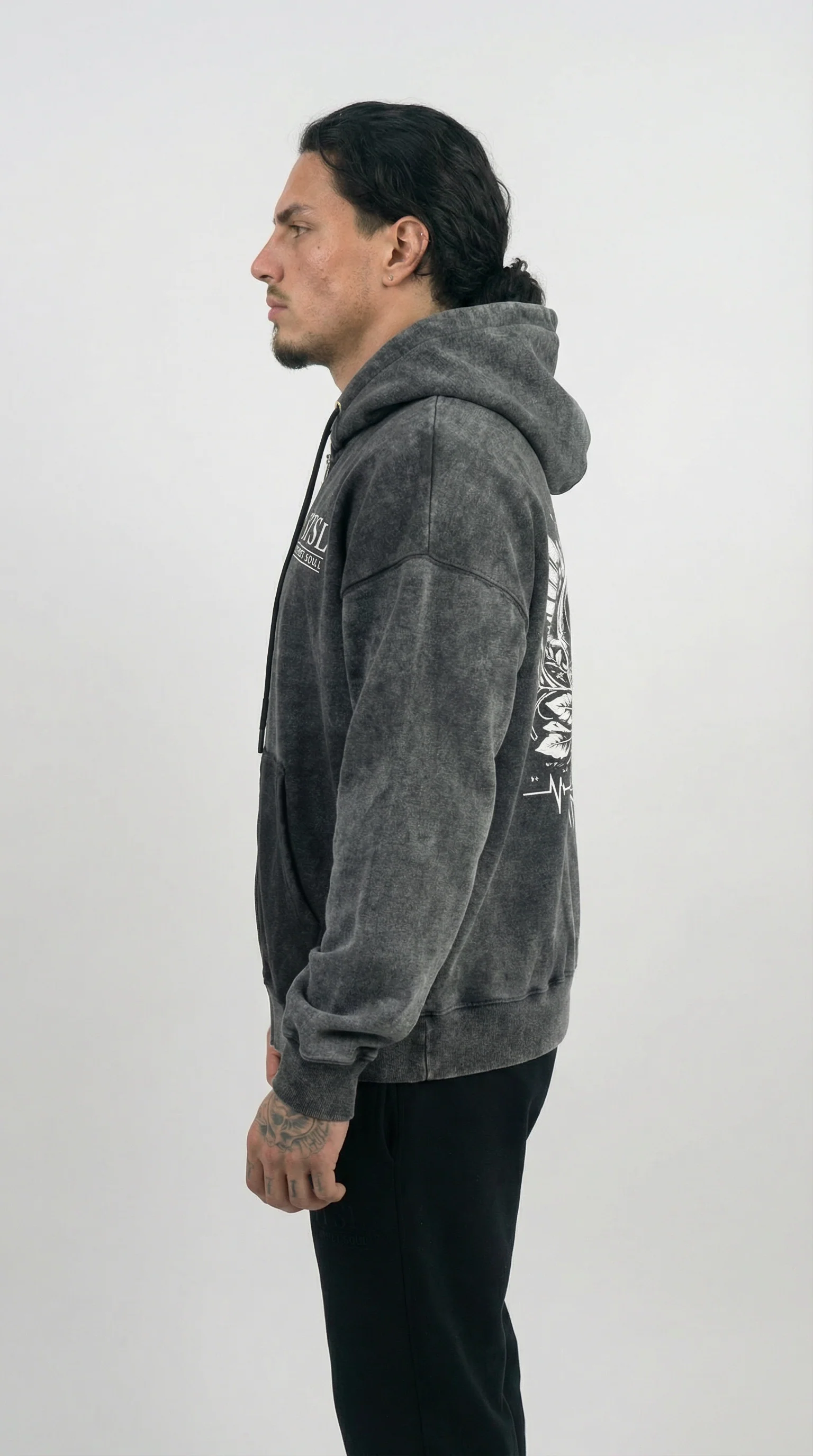 STSL® Heavyweight Zip Hoodie (450 GSM) – Eternal Skull - Image 3
