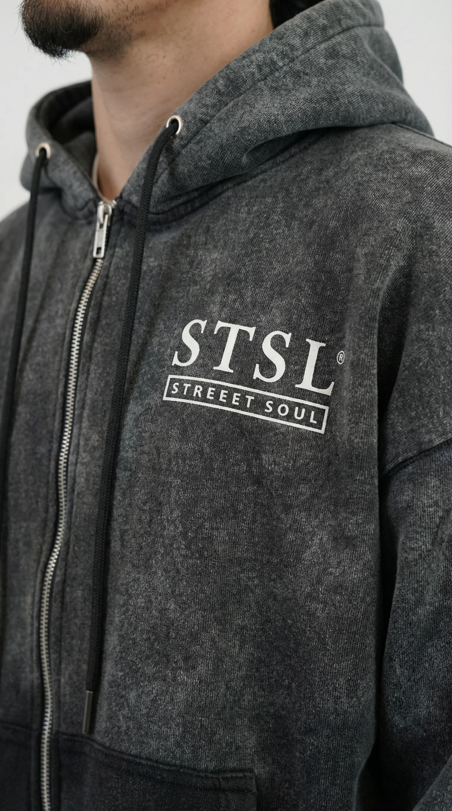 STSL® Heavyweight Zip Hoodie (450 GSM) – Eternal Skull - Image 4