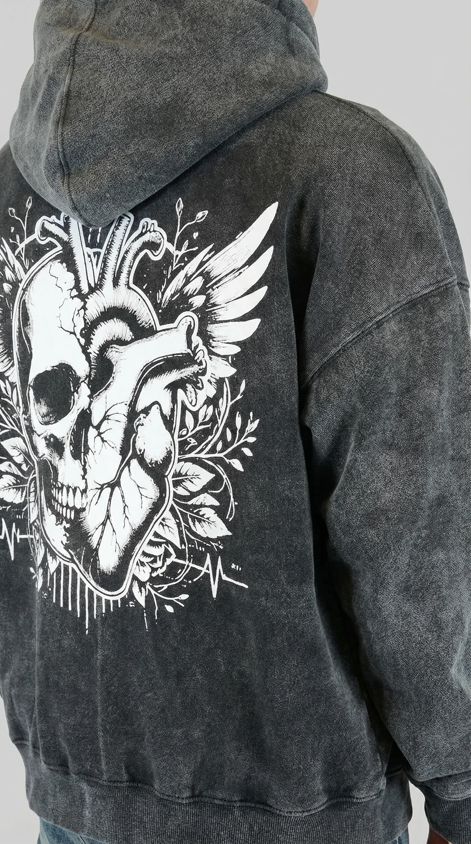 STSL® Heavyweight Zip Hoodie (450 GSM) – Eternal Skull - Image 5
