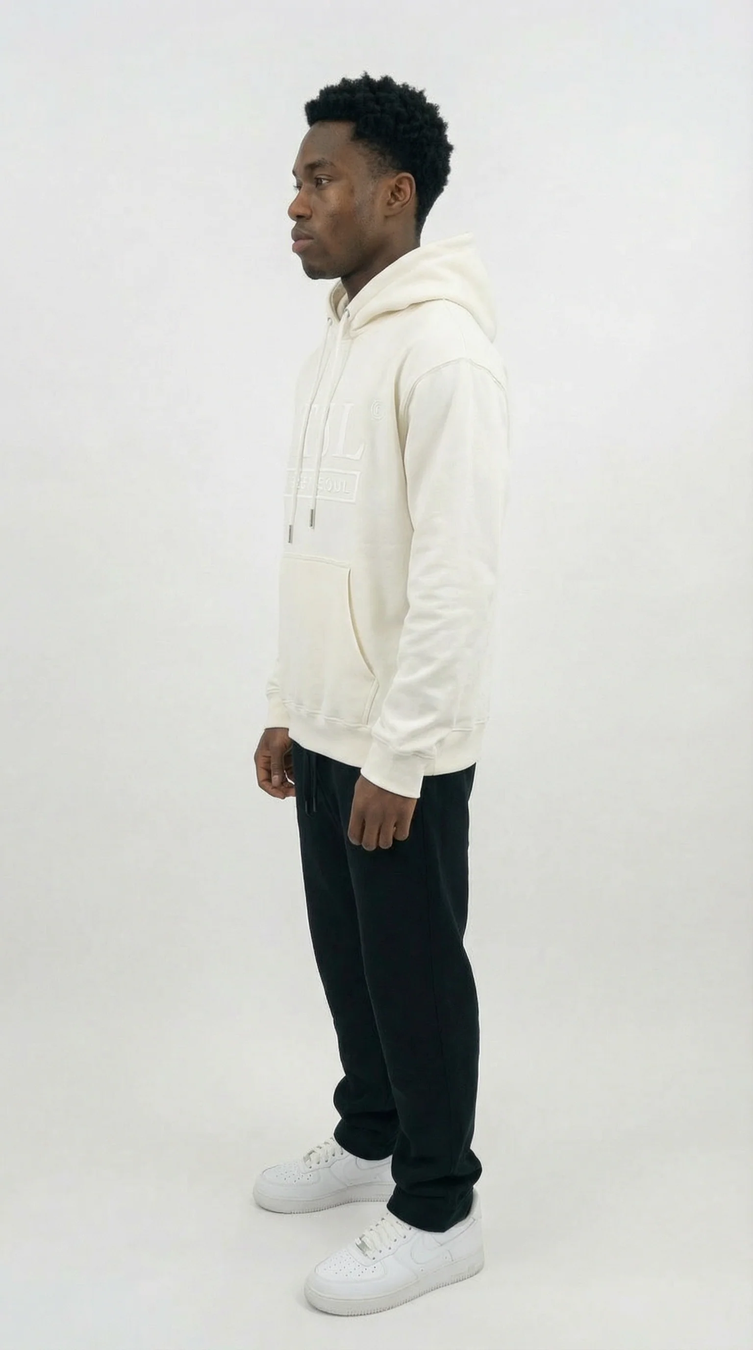 STSL® Heavyweight Hoodie (450 GSM) – Soul Whiteout - Image 3