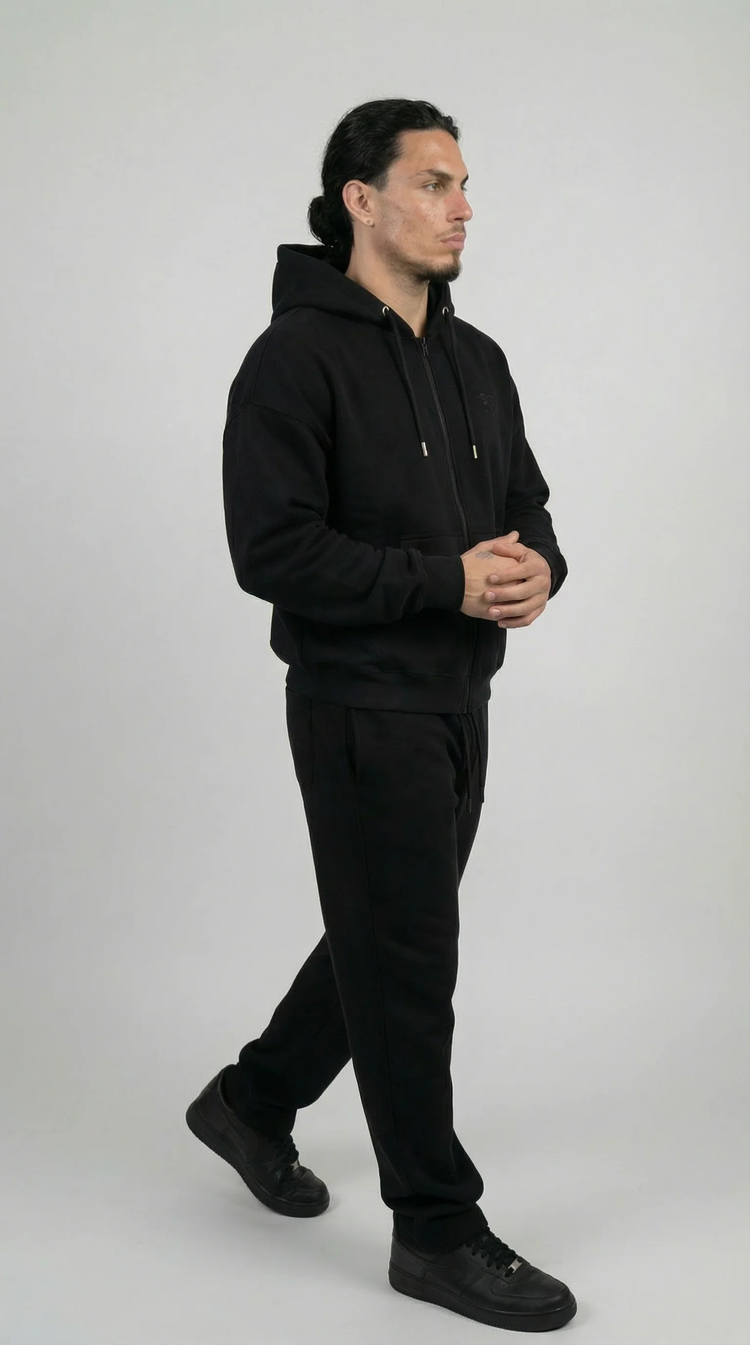 STSL® Zip Hoodie – Eternal Black - Image 6