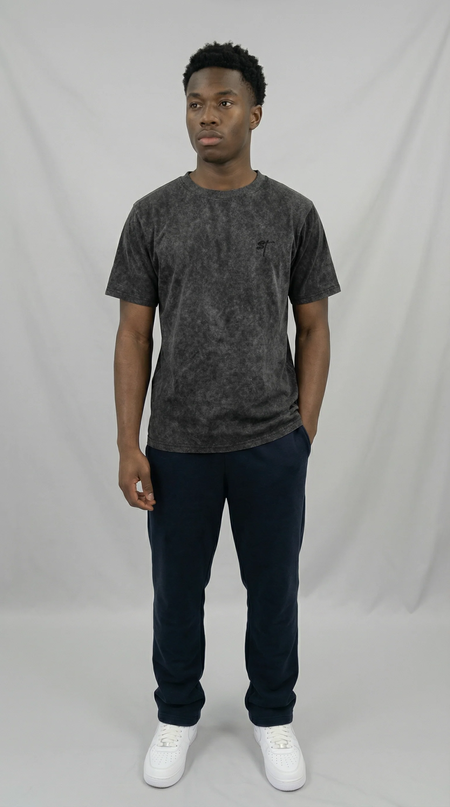 STSL® Heavy Oversize T-Shirt – Ash Basic (220 GSM) - Image 3