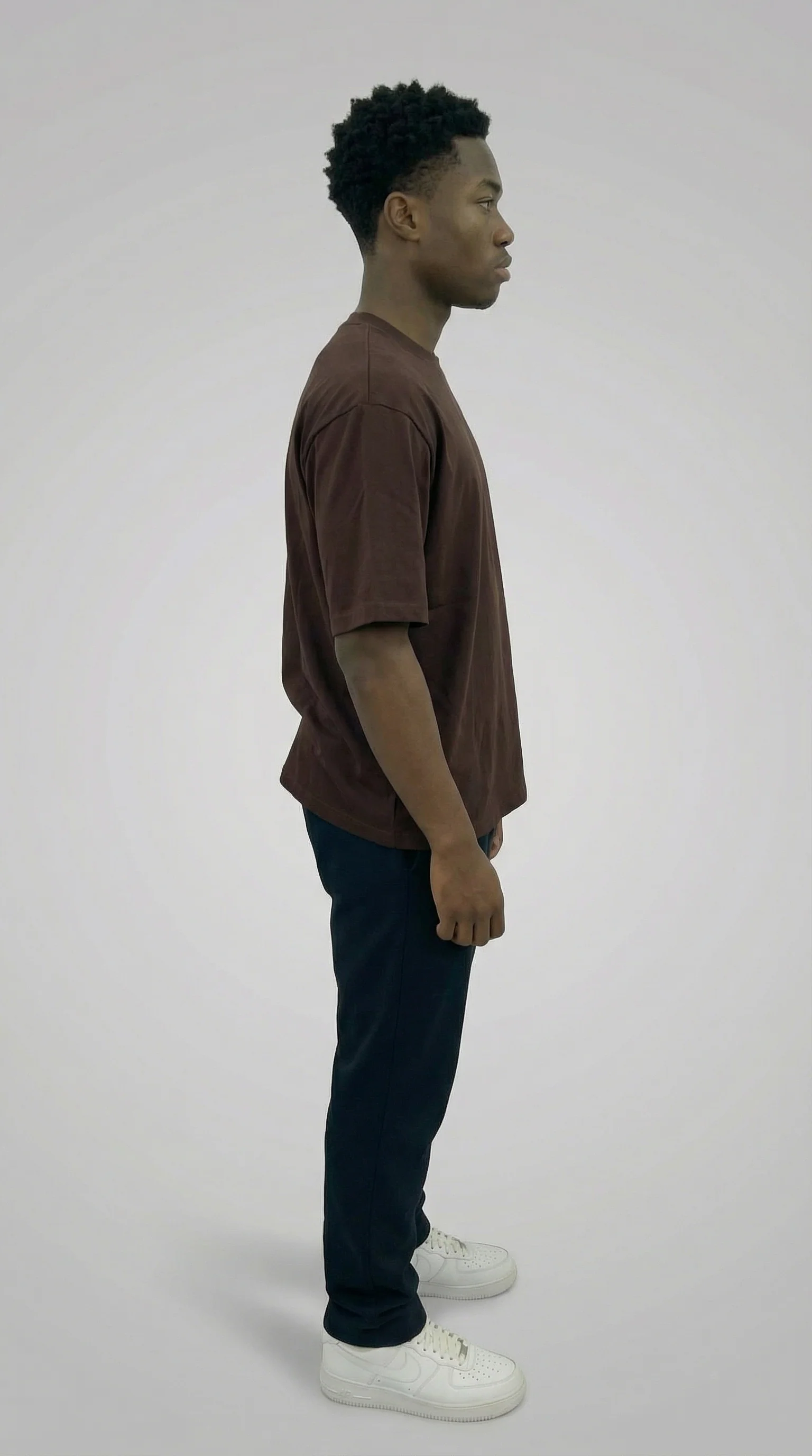 STSL® Heavy Oversize T-Shirt – Dark Mocha (220 GSM) - Image 3