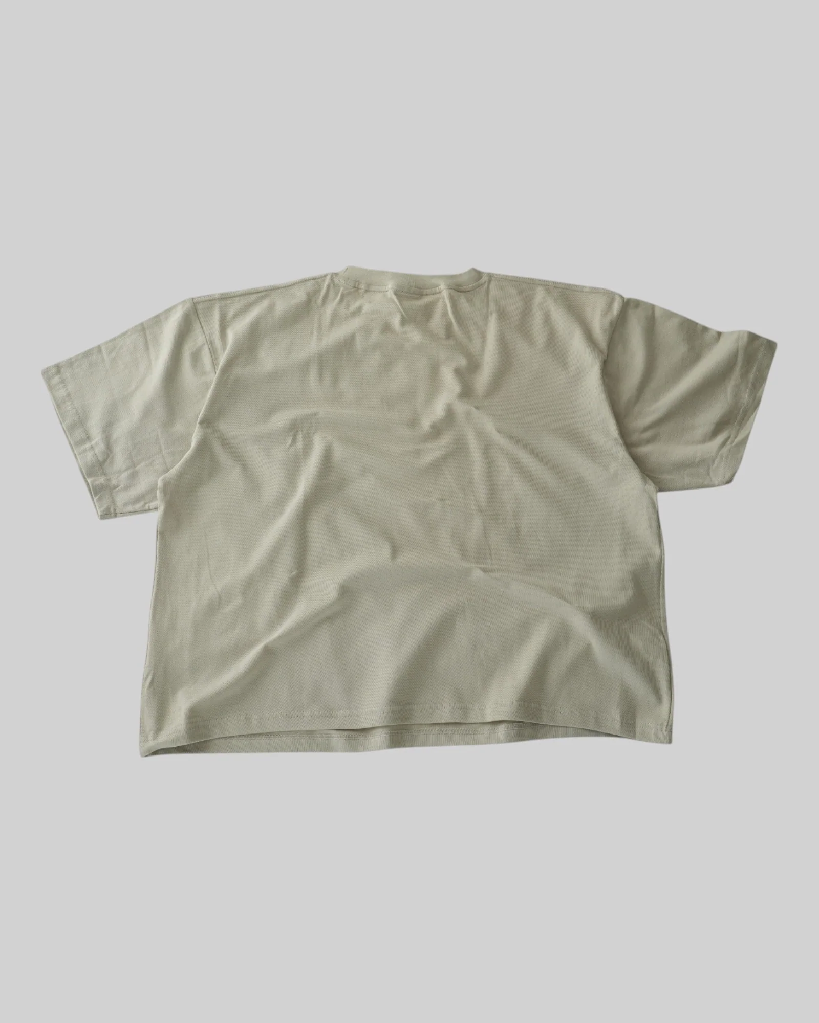 STSL® Heavy Oversize T-Shirt – Sand Beige (220 GSM) - Image 8