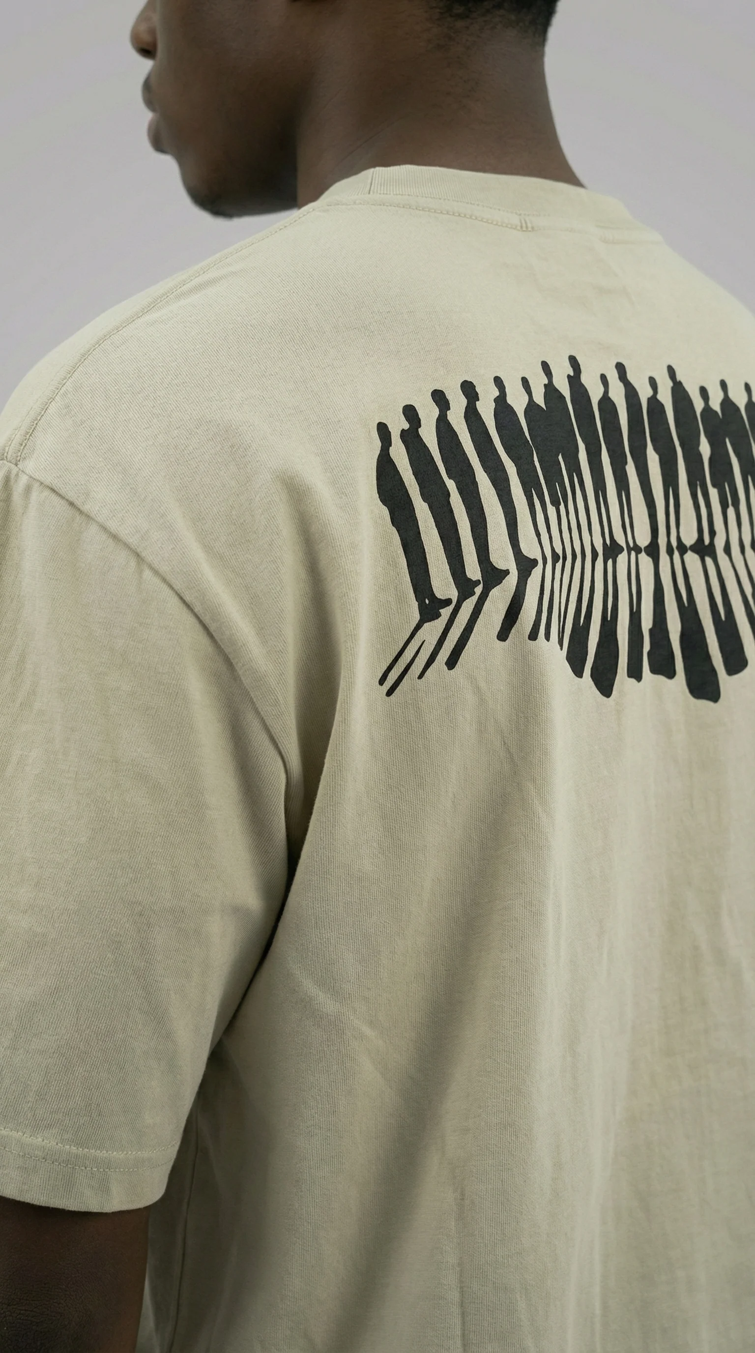 STSL® Heavy Oversize T-Shirt – Sand Shadow (220 GSM) - Image 5