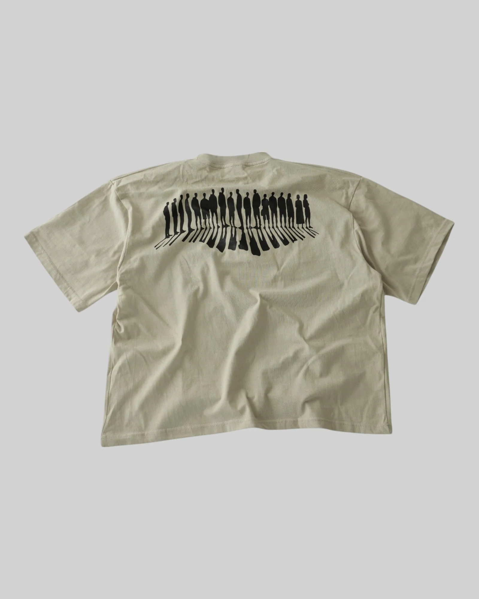 STSL® Heavy Oversize T-Shirt – Sand Shadow (220 GSM) - Image 8