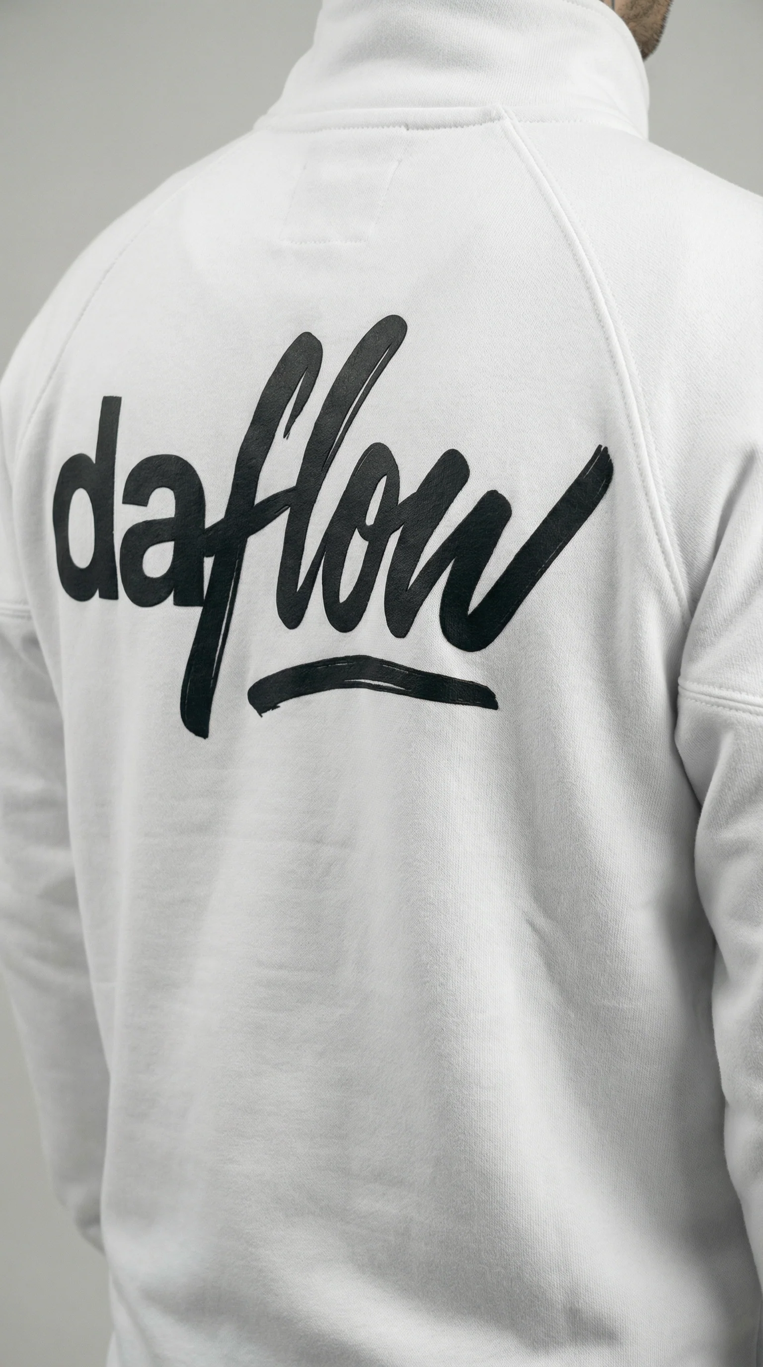 STSL® Track Jacket – White “Daflow Edition” - Image 4