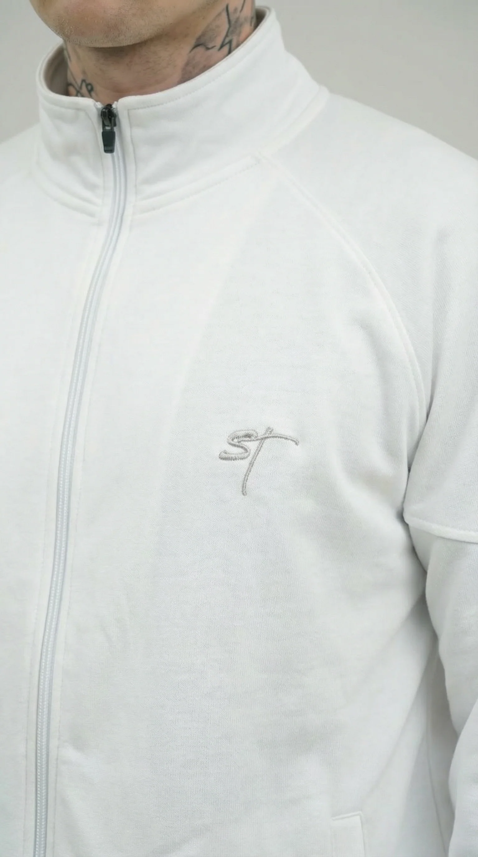 STSL® Track Jacket – White “Daflow Edition” - Image 5